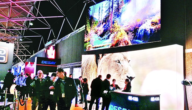 ISE2019 德赛LED屏第九次秀品质