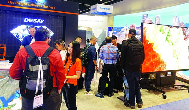 德赛智能LED异彩亮相InfoComm19展会