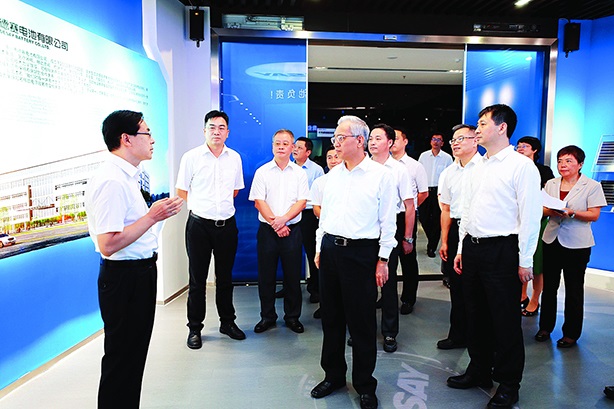 陈良贤副省长莅临德赛开展制造业高质量发展调研